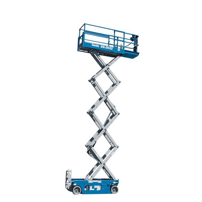 BIM objects - Free download! Scissor Lifts Electric: GENIE - GS2632 ...