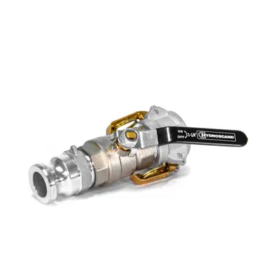 imagen para Heaters support equipment  - CAMLOCK ENDING WITH BALL VALVE 25MM
