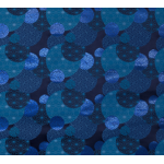 fabric with balloon design fusenkomon [ 風船小紋 ]_blue