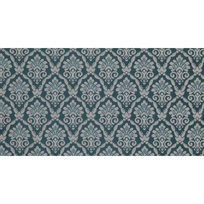 Fabric with Damask design [ damask ]_Blue