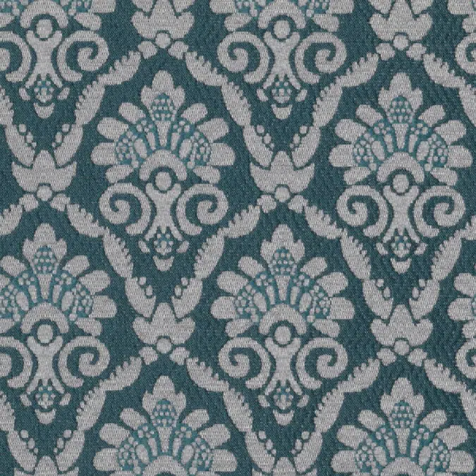 Fabric with Damask design [ damask ]_Blue