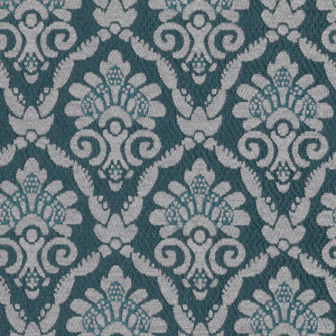 Fabric with Damask design [ damask ]_Blue
