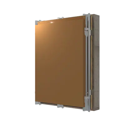 Image for BB-CH | Concealed fixing assembly suspended cassette system for ventilated façades