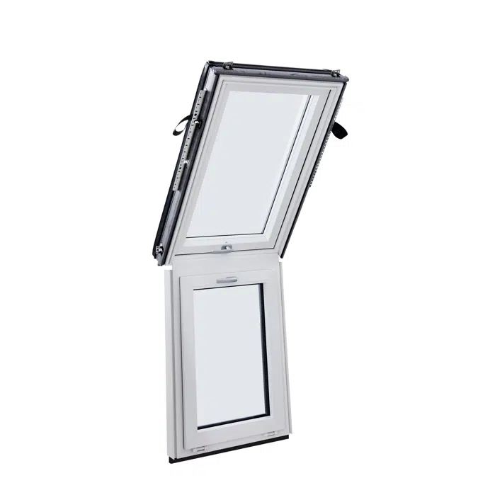 Designo R1 facade connection window PVC