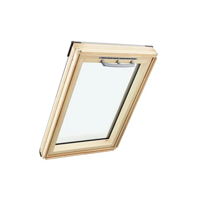 RotoQ centre-pivot roof window Q4 wood