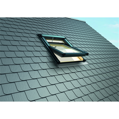 bilde for RotoQ Tronic centre-pivot roof window Q4 E_ wood