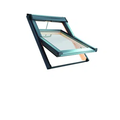 RotoQ Tronic centre-pivot roof window Q4 E_ wood 이미지