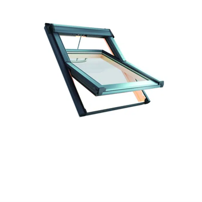 RotoQ Tronic centre-pivot roof window Q4 E_ wood