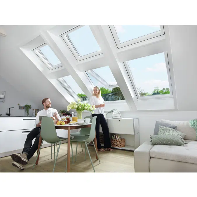 Designo i8 comfort roof window PVC