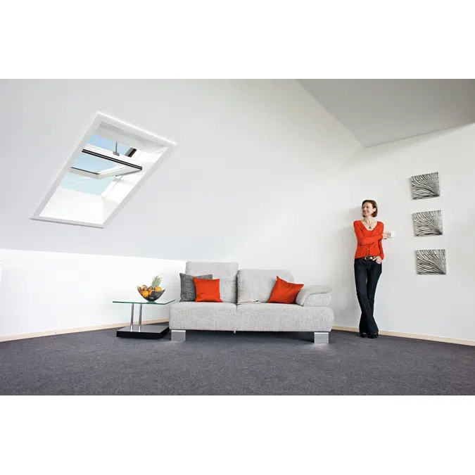 Designo R6 Tronic centre-pivot roof window PVC