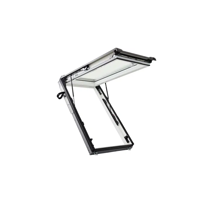 Designo R8 top-hung and side-hung emergency escape PVC