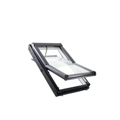 Designo R4 Tronic centre-pivot roof window PVC 이미지