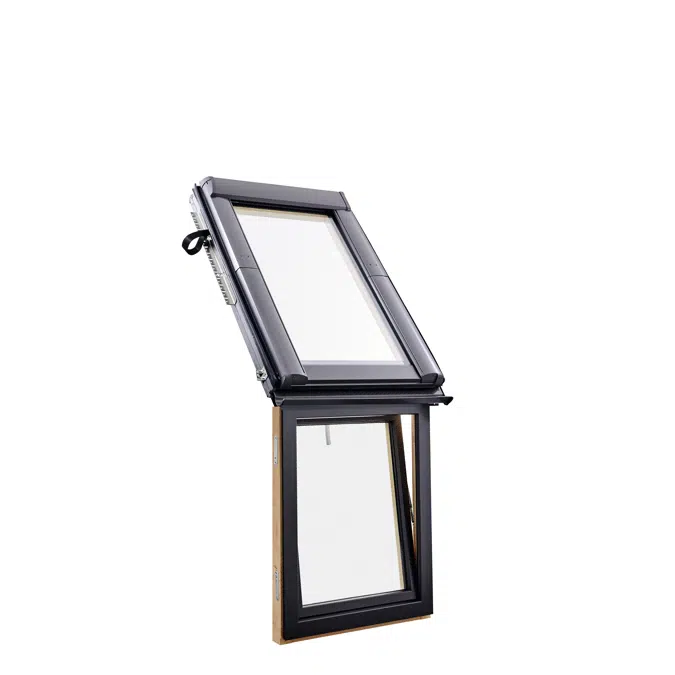 Designo R1 facade connection window wood