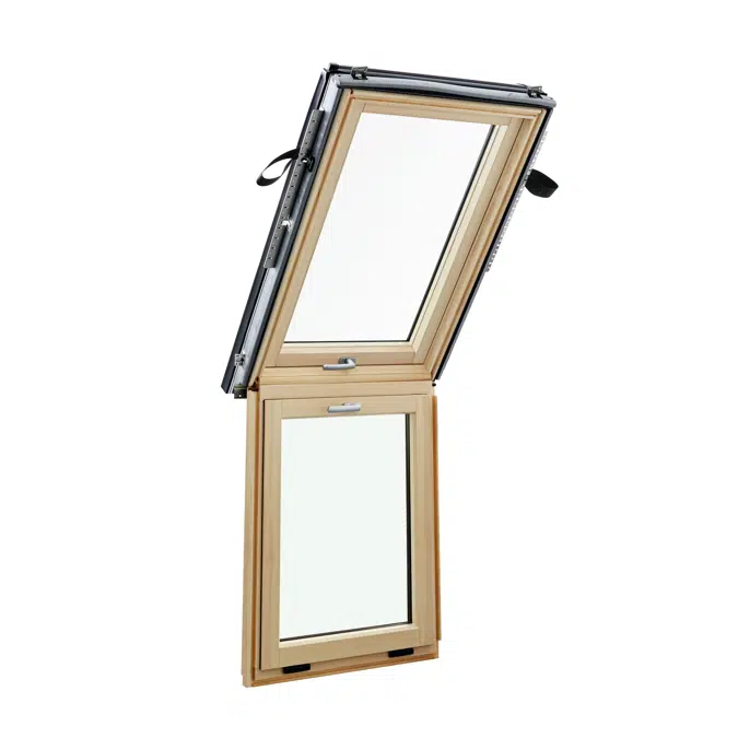 Designo R1 facade connection window wood