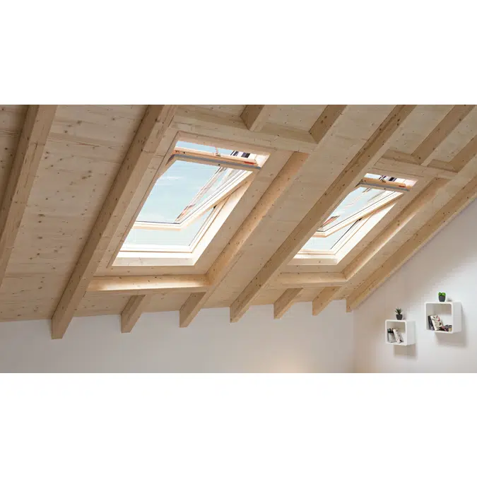 Designo R6 Tronic Schwingfenster Holz