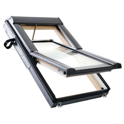 billede til Designo R6 Tronic centre-pivot roof window wood