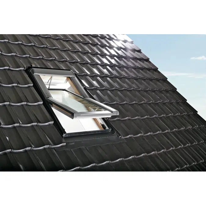 Designo R6 Tronic centre-pivot roof window wood