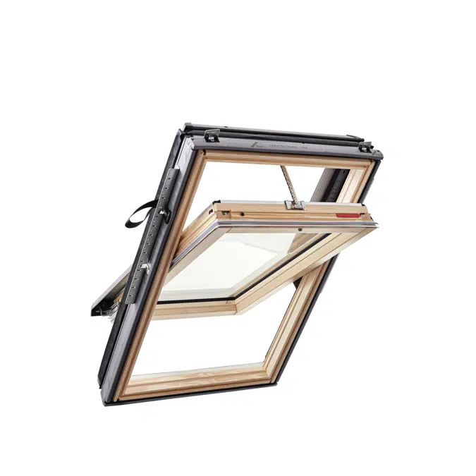 Designo R6 Tronic centre-pivot roof window wood