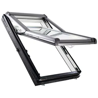 Designo R7 top-third pivot roof window PVC 이미지