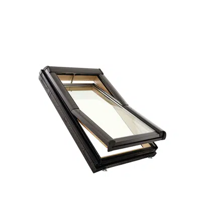 Designo R4 Tronic centre-pivot roof window wood 이미지