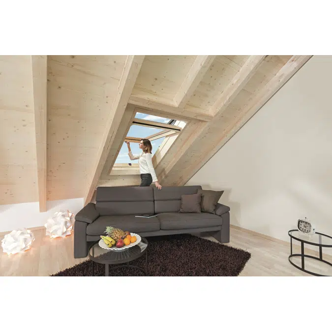 Designo R7 Hoch-Schwingfenster Holz