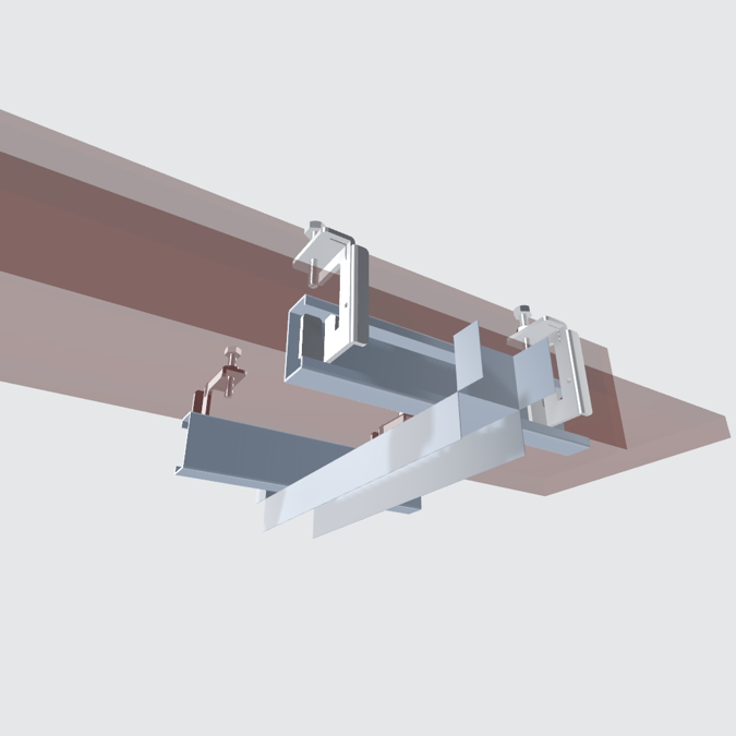 BIM objects - Free download! Combined Beam Parallel direction | BIMobject