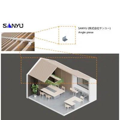 Image for Restaurant Space SANYU アングルピース(Angle piece)