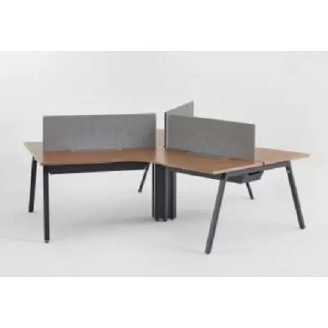 KOKUYO Office Workstation ARCH V-Shape Table