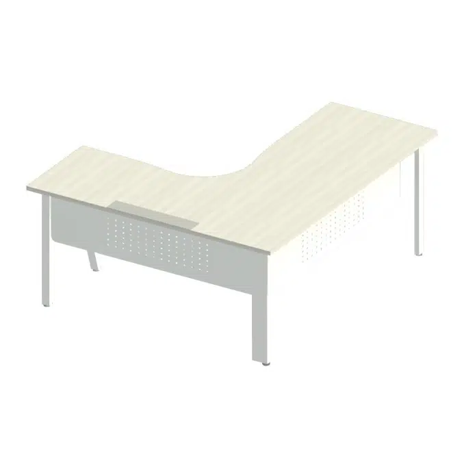 KOKUYO Office Workstation ARCH L-Shaped Table