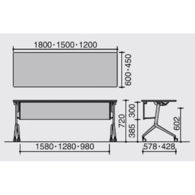 KOKUYO Meeting Training Table LEAFLINE