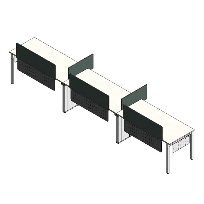 KOKUYO Office Workstation ARCH Single Faced Table