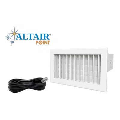 imazhi i WHITE MOTORIZED GRILLE KIT COMPLETE WITH GASKET FOR ALTAIR POINT SYSTEM 