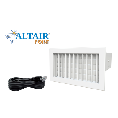 Image for WHITE MOTORIZED GRILLE KIT COMPLETE WITH GASKET FOR ALTAIR POINT SYSTEM 