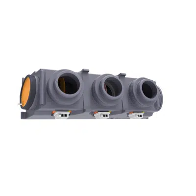 imazhi i MINI EOLO 3 ZONES MOTORIZED PLENUM IN POLYSTYRENE FOR CONCEALED CEILING UNIT