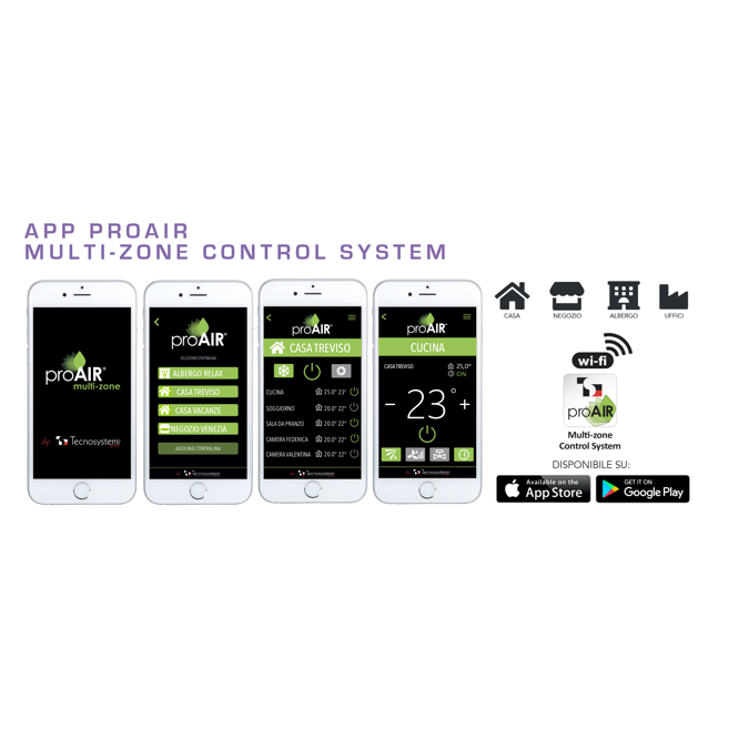 POLARIS 4X (WI-FI) CONTROL UNIT WITH COMMUNICATION PROTOCOLS AND APP, INTEGRATED WITH ALEXA AND GOOGLE HOME VOICE CONTROLS