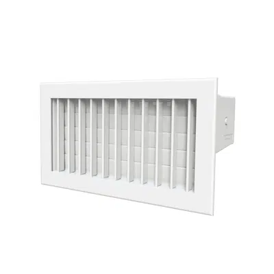 WHITE MOTORIZED GRILLE COMPLETE WITH GASKET FOR PROAIR MULTI-ZONE SYSTEM 이미지