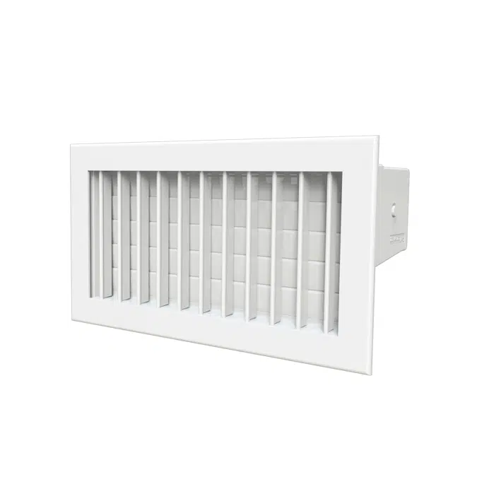 WHITE MOTORIZED GRILLE COMPLETE WITH GASKET FOR PROAIR MULTI-ZONE SYSTEM