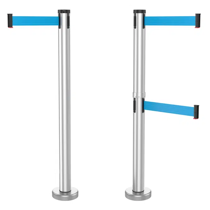 Fully Customizable Premium 10' Belt RETRACTA-BELT® Magnetic Stanchions