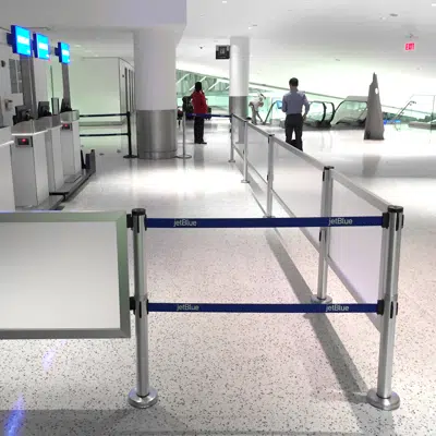 afbeelding voor Fully Customizable Premium 10' Belt RETRACTA-BELT® Magnetic Stanchions