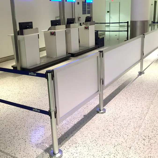 Fully Customizable Premium 10' Belt RETRACTA-BELT® Magnetic Stanchions