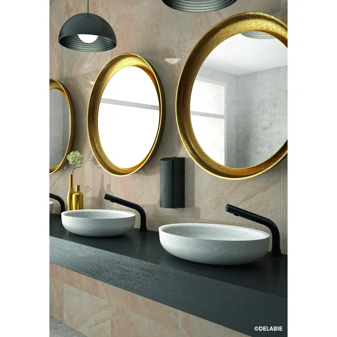 498035 Robinet de lavabo automatique BLACK BINOPTIC