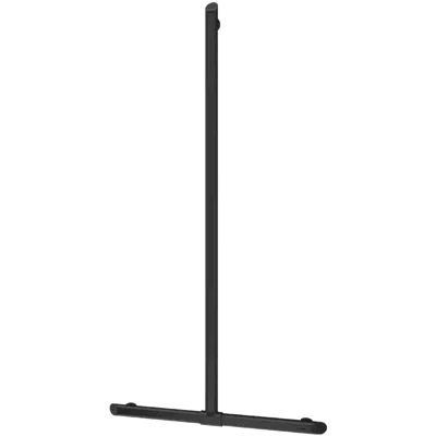 изображение для 511944BK Be-line® T-shaped shower grab bar with sliding vertical rail