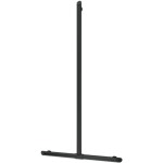 511944bk be-line® t-shaped shower grab bar with sliding vertical rail