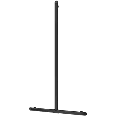 Image for 511944BK Be-line® T-shaped shower grab bar with sliding vertical rail
