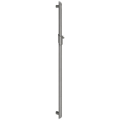 511946C Be-line® anthracite shower grab bar with sliding shower head holder
