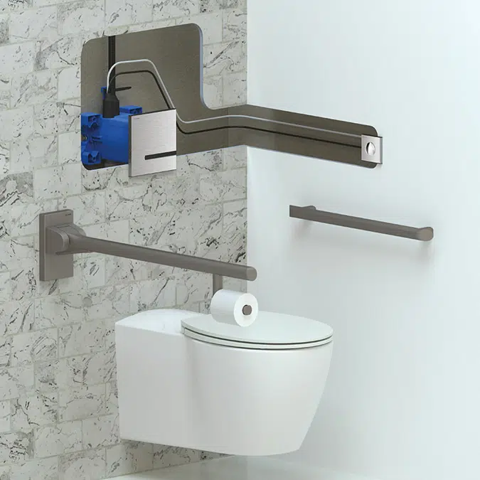 464306 Side control dual flush TEMPOMATIC electronic flush system