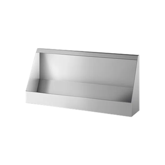 130100 
Wall-hung trough urinal L. 1200