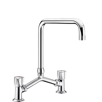 Image for G65602 Deck-mounted twin hole mixer - 45 lpm
