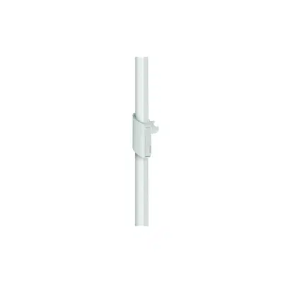 511911W Be-Line® matte white sliding shower head holder