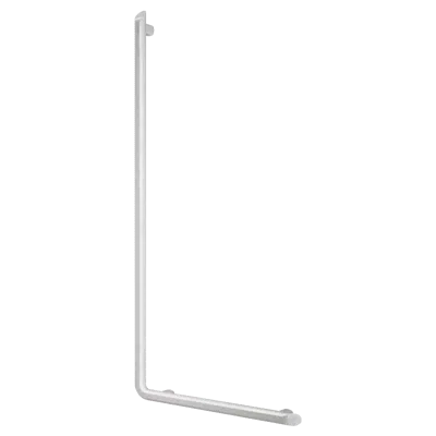 511971W Be-line® L-shaped grab bar, matte white, H. 1,130mm